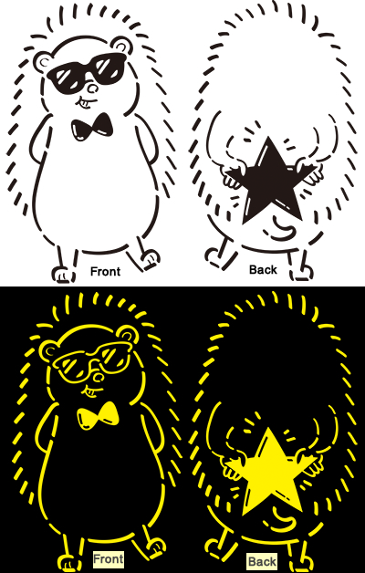 ドヤ顔！アニマルシャツの画像