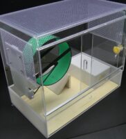 ハリネズミ用アクリル飼育ケージフルセット（メタルサイレント仕様）の画像1