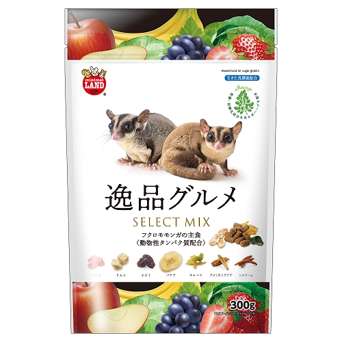フクロモモンガの主食 逸品グルメ 300g｜乳酸菌配合の小動物フードのメイン画像