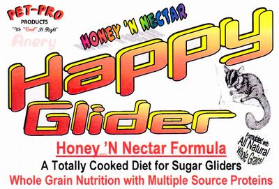 ハッピーグライダー ハニー&ネクター(Pet-Pro HappyＧｌｉｄｅｒ　Honey `NNectar（100ｇ）のメイン画像