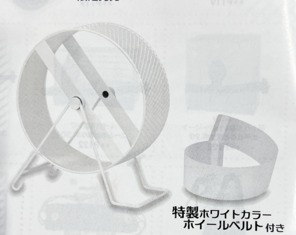 【特別限定商品】メタルサイレントホイールホワイト25＆ホイールベルトセットのメイン画像
