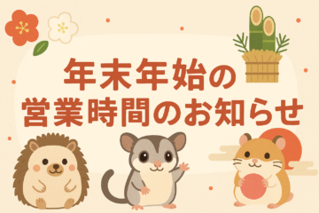 年末年始の営業につきましての画像