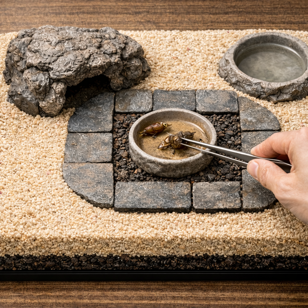 レプティサンド 砂漠の砂（4.5kg）白・赤｜乾燥系床材の選び方と混ぜ方ガイドの画像