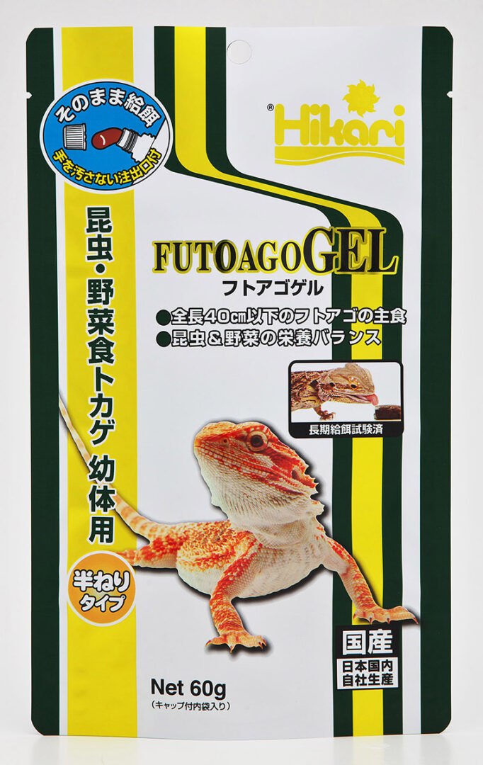 フトアゴゲル　昆虫食爬虫類の栄養食のメイン画像
