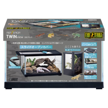 レプテリア ツインビュー300｜縦横2WAY＆水張り対応ガラスケージ｜大田区ピュアアニマル