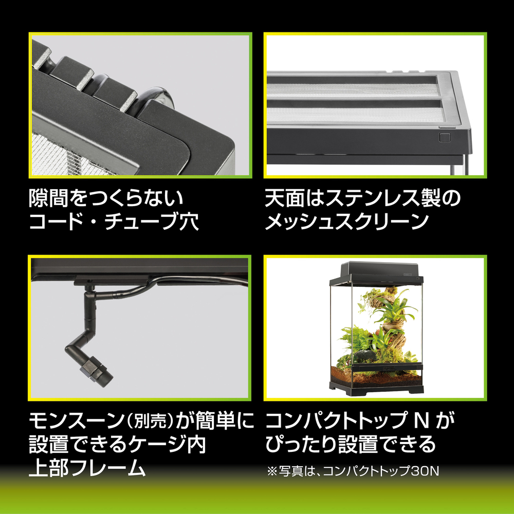 Exo Terra Pro Terrarium X-Small Wide｜小型爬虫類ケージの決定版
