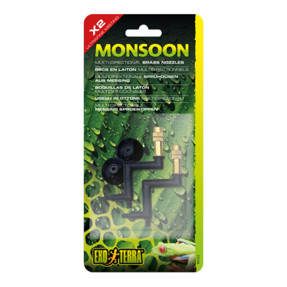 モンスーン専用真鍮ノズル PT2506｜増設ノズル2個セット・霧の広がり調整・複数ケージ対応のメイン画像