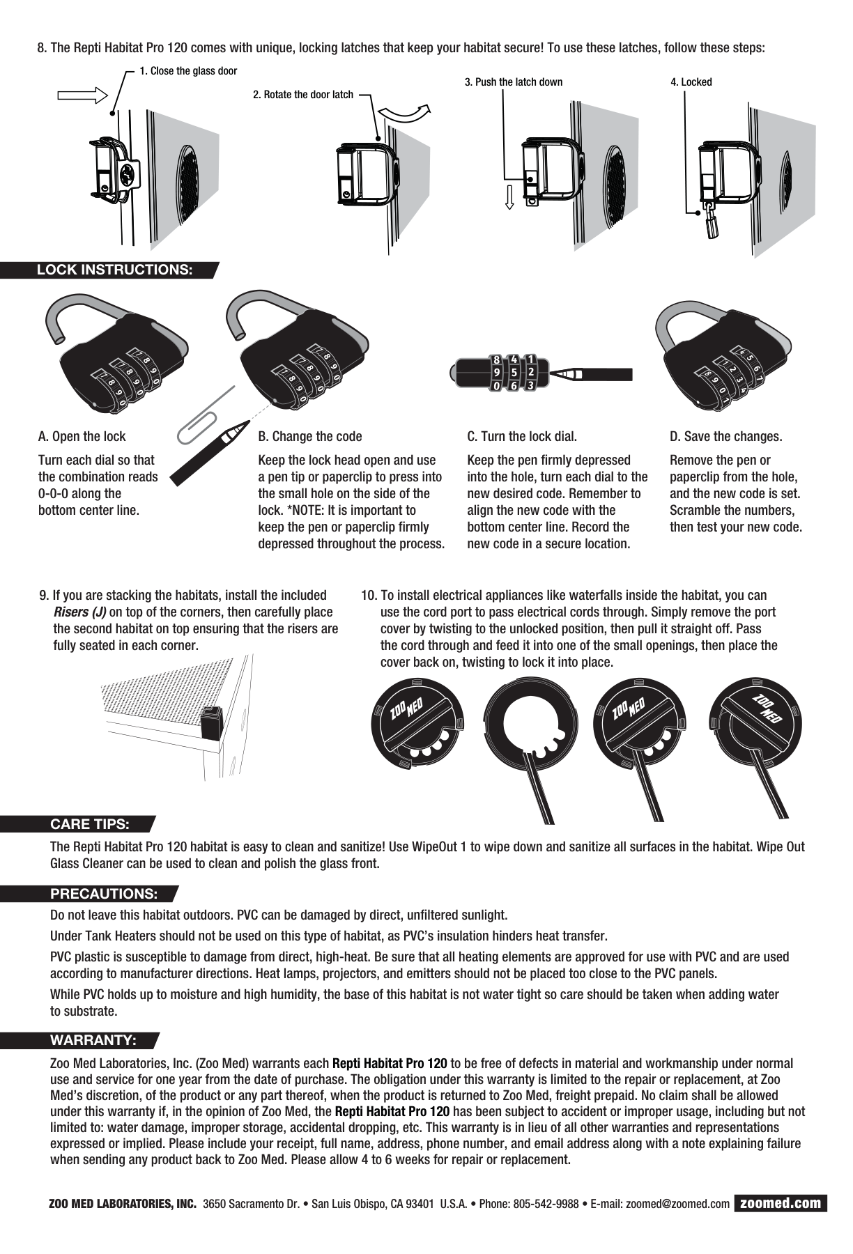 ReptiHabitat PRO 120 組立説明（2）